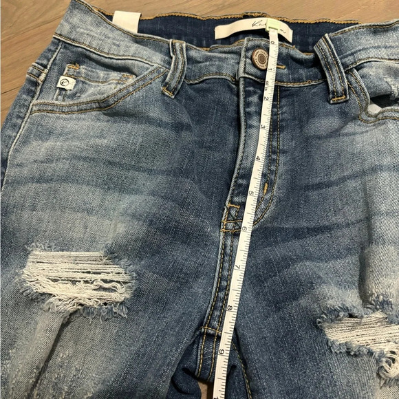 KanCan Distressed Denim Jean Womens Size 26 - Picture 8 of 9